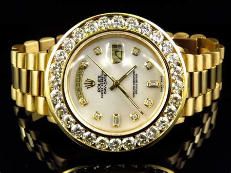 silver and gold rolex with diamonds|solid gold rolex with diamonds.